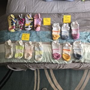 Bombas Women's Colorful Ankle Socks Set